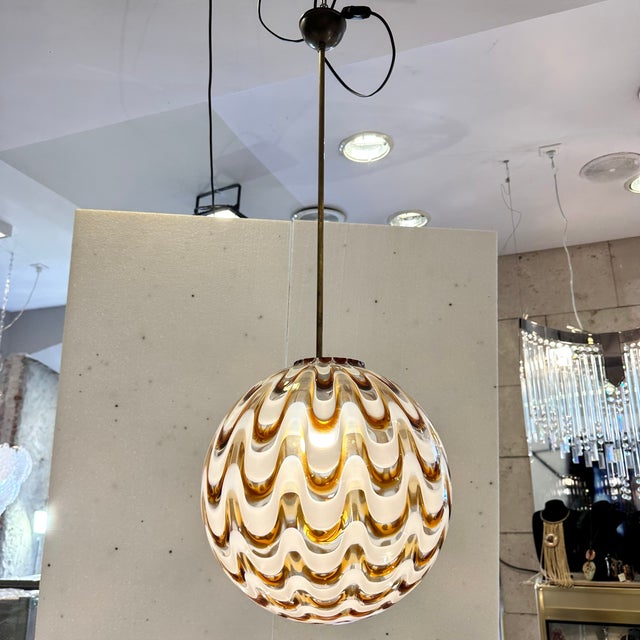 Vintage Italian Table Lamp in Murano Glass, 1970s For Sale - Image 4 of 18