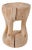 Sculptural Side Table in Stool by Logniture For Sale