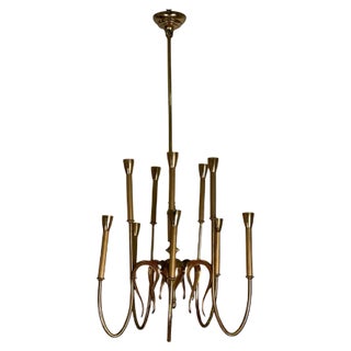 10-Light Chandelier by Ulrich For Sale
