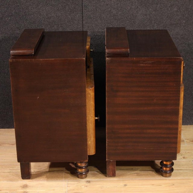 Italian Bedside Tables, 1960s, Set of 2 For Sale - Image 11 of 13