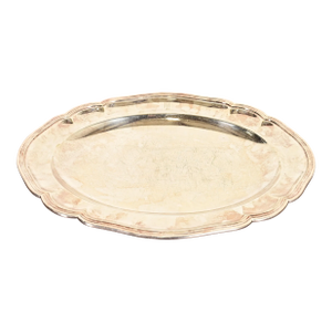 Tiffany & Co. Antique English Victorian Silverplate Serving Tray