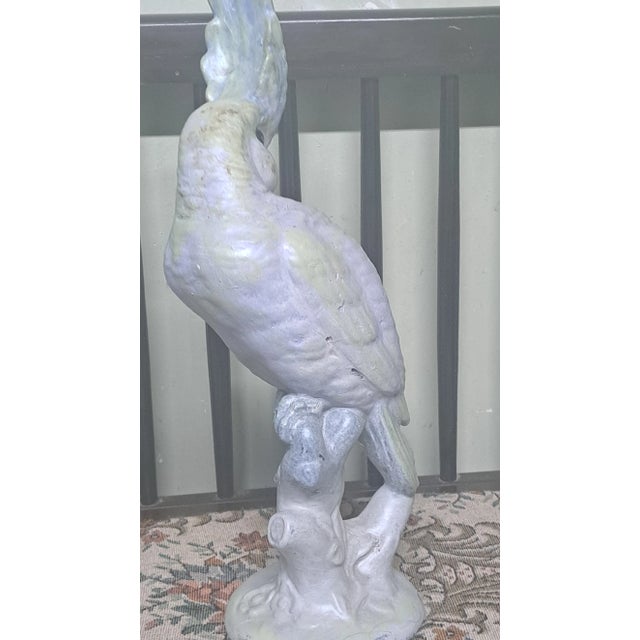 1970s Mid Century Large Bird Statue Cockatoe 1970s Made in Portland, Oregon For Sale - Image 5 of 7