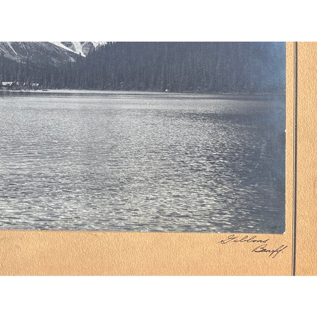 Black Vintage Photo, Lake O’Hara, Canada, Yoko National Park, Canadian Rockies, Near Banff, Alberta For Sale - Image 8 of 10