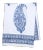 Malabar Large Paisley Tablecloth, 6-seat table - Deep Blue For Sale