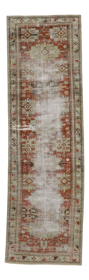 Antique Persian Malayer Runner Rug - 03'04 X 10'07