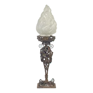 Late 19th / Early 20th Century French Art Nouveau Table Lamp