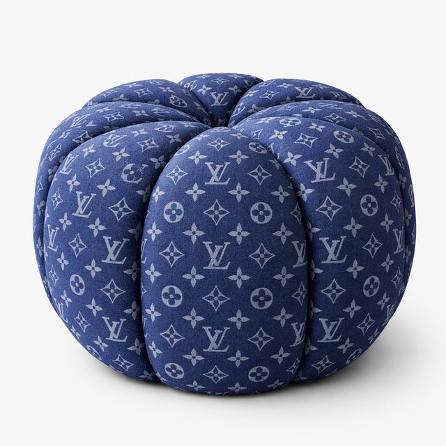 DesignXQ Isa Boucle Ottoman For Sale - Image 9 of 9