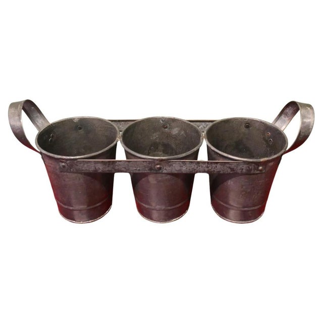 Vintage Flower Bucket, 1960 For Sale - Image 6 of 6