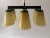 Ceiling Lamp with 6 Handmade Opaline Glass Shades from Lidokov, 1950s For Sale - Image 3 of 11