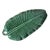 Vintage Bordallo Pinheiro Green Banana Leaf 15" Platter For Sale