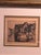 Antique Willi Geiger Etching German Canal Town Signed Wetteroth Print Framed For Sale - Image 4 of 6