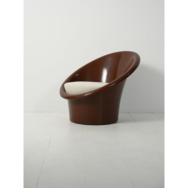 Brown Brown Skopa Armchair from Ikea, 1974 For Sale - Image 8 of 8