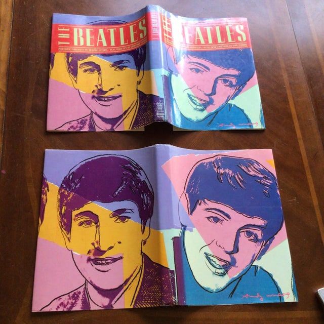 1980s Beatles Coffee Table Book 1980 Special Edition With Andy Warhol Cover and Jacket Cover Poster by Geoffrey Stokes For Sale - Image 5 of 13
