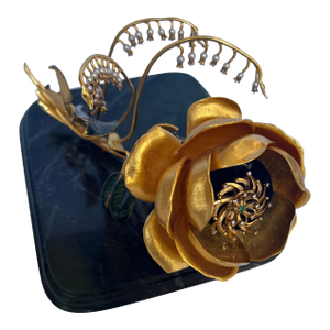 1950s Faberge Princess Grace Royal Anniversary Rose