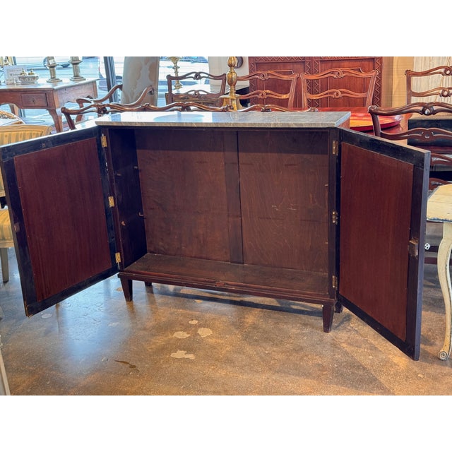 Early 19th Century Regency Brass Inlaid Rosewood Cabinet For Sale - Image 10 of 12