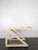 White Lacquered and Smoked Glass Z-Shaped Rolling Serving Cart, 1970s For Sale - Image 4 of 9