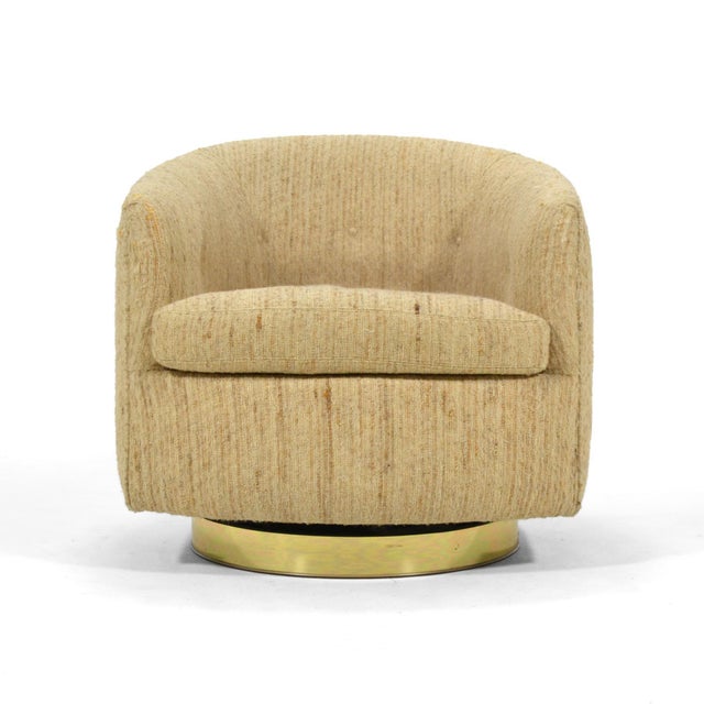 Mid-Century Modern Milo Baughman Barrel Back Lounge Chair by Thayer Coggin For Sale - Image 3 of 9