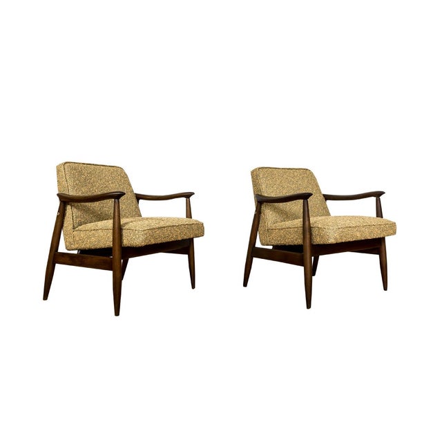 Set of Armchairs GFM87 in Kvadrat by Juliusz Kędziorek, 1960s For Sale - Image 14 of 15