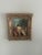 Beautiful Vintage Oil Painting on Canvas of Cherubs in Ornate Gold Wood Frame Old World Renaissance Style