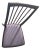 Set of 4 Mid-Century Modern Walnut Spindle-Back Dining Chairs For Sale
