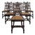 Henri II Chairs in Openwork Carved Oak with Caned Seats, Set of 6 For Sale
