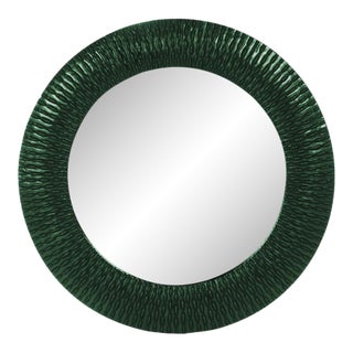 Bergman Mirror - Glossy Hunter Green For Sale