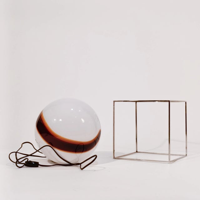 Sculptural Murano Glass Table or Floor Lamp from Venini, 1970s For Sale - Image 10 of 16