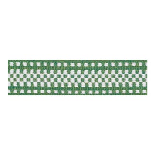 Schumacher Marta Tape Indoor/Outdoor in Green For Sale
