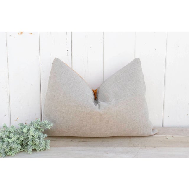 Textile Sunrise Silk Phulkari Pillow For Sale - Image 7 of 9