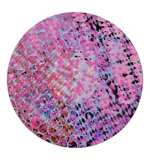 William Weege, Mixed Media Pop Art Abstract Painting on Vinyl Record LP Wall Sculpture Weege, 1976