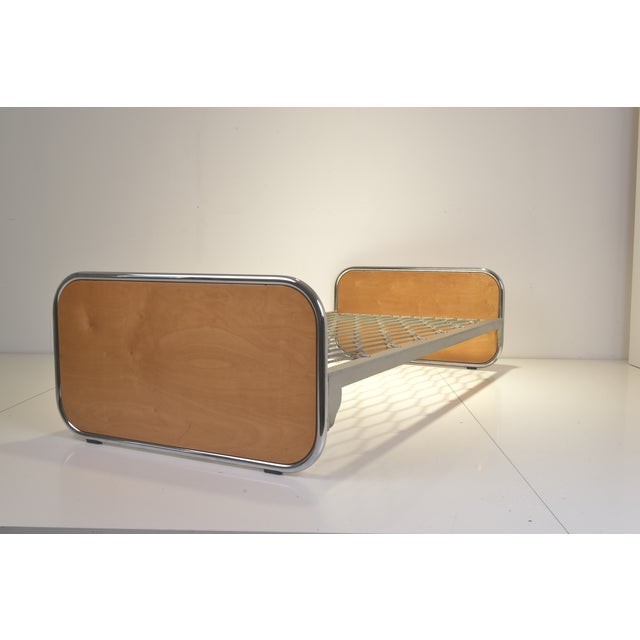 Silver Steel Tube Bed by Alfred Roth for Embru, Switzerland, 1927 For Sale - Image 8 of 17