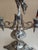 Silver Wilcox Figural Silver Plate Epergne With Cranberry Glass For Sale - Image 8 of 14