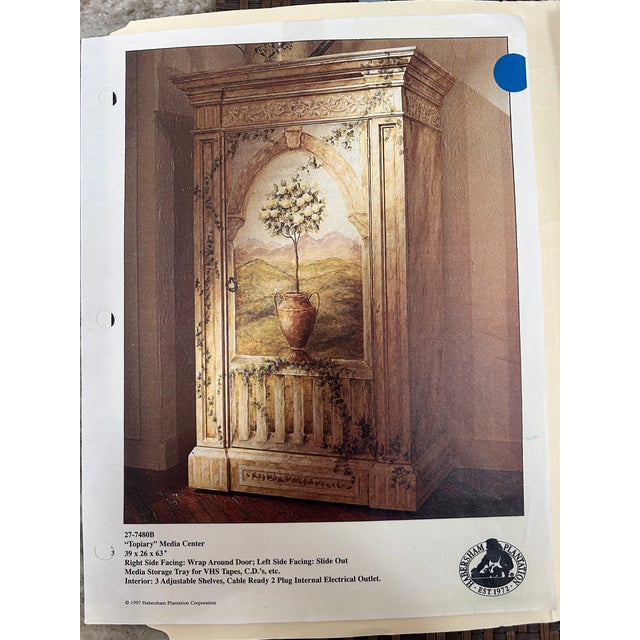 1990s Habersham Entertainment / Storage Cabinet For Sale - Image 16 of 16