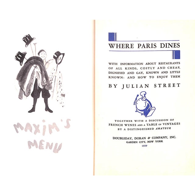 Traditional "Where Paris Dines" 1929 Street, Julian For Sale - Image 3 of 7