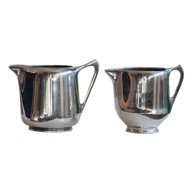 Vintage Art Nouveau Jugs from Newmaid Picquot Ware, England, 1950s, Set of 2 For Sale