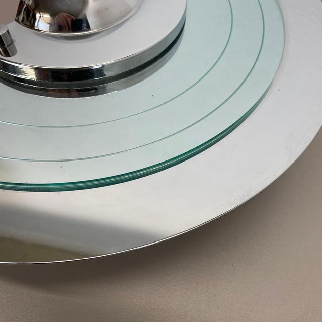 Postmodern Mirror Glass Wall Light attributed to Hustadt Leuchten, 1980s For Sale - Image 10 of 18