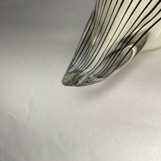 Glass Vintage Seguso Murano Glass Swan Figure For Sale - Image 7 of 10