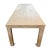 Substantial vintage elm dining table which offers a beautifully restrained and organic presence with its elongated...