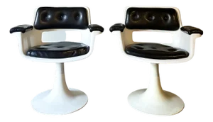 Set of Armchairs by Albert Jacob for Grosfillex, France, 1960s