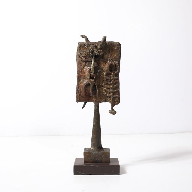 Brutalist Iron & Steel Sculpture Entitled "Reliquary" Signed Lindsey Decker For Sale - Image 16 of 17