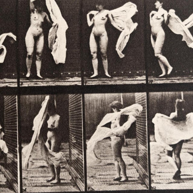 Eadweard Muybridge, Black and White Women in Motion Study, 1982, Photograph, Framed For Sale - Image 6 of 9