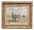 Einar Söderlund, Horses in a Pasture, 1960s, Oil Painting on Panel, Framed For Sale