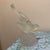 Vintage Le Smith Frosted Satin Glass Bird in Flight Dove Figurine Hand Painted Roses For Sale - Image 9 of 11
