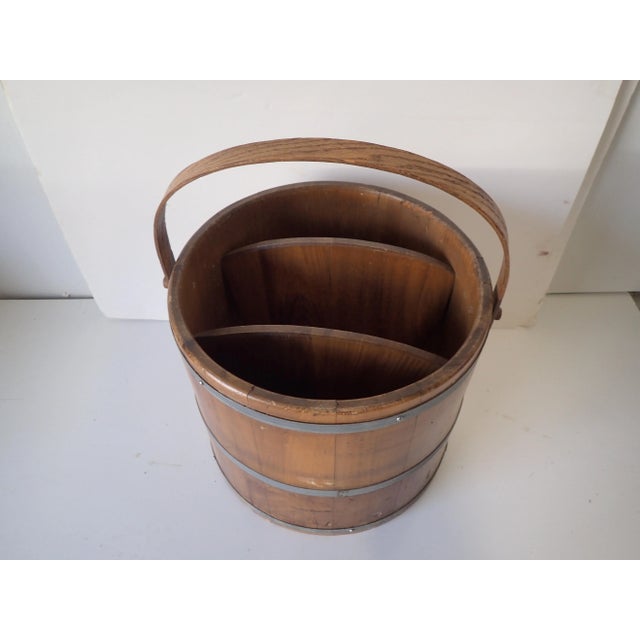 Country Style Firkin Magazine Holder For Sale In New York - Image 6 of 7