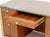 Mid 20th Century Art Deco Style Walnut Kneehole Desk For Sale - Image 5 of 10