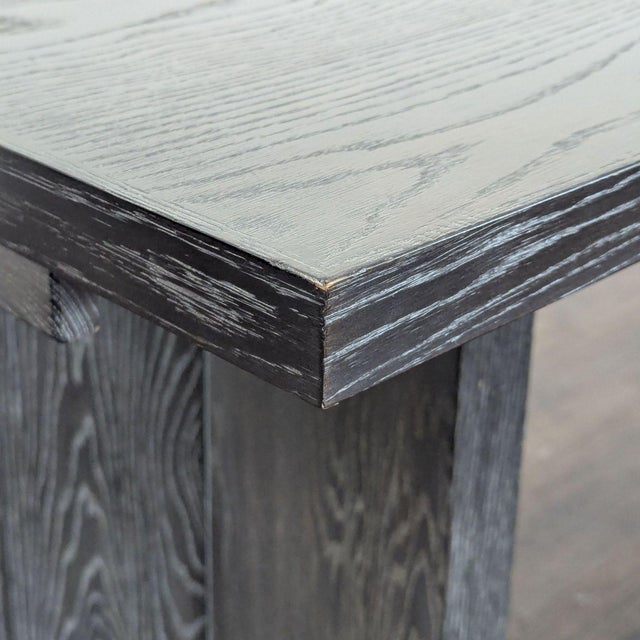 Wood Williams Sonoma Knife Edge Expandable Dining Table For Sale - Image 7 of 9