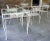 Vintage Wrought Iron Table and Chairs For Sale - Image 4 of 11