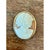 This vintage Victorian carved shell cameo showcases a strikingly deep, high-relief profile of a classical woman, her...