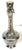 Art Nouveau Early 20th Century Large Art Nouveau Silver Overlay Grapevine Decanter , Alvin Silver Co. For Sale - Image 3 of 14