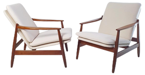 Set of Mid-Century Italian Lounge Chairs by Pizzetti, 1960s
